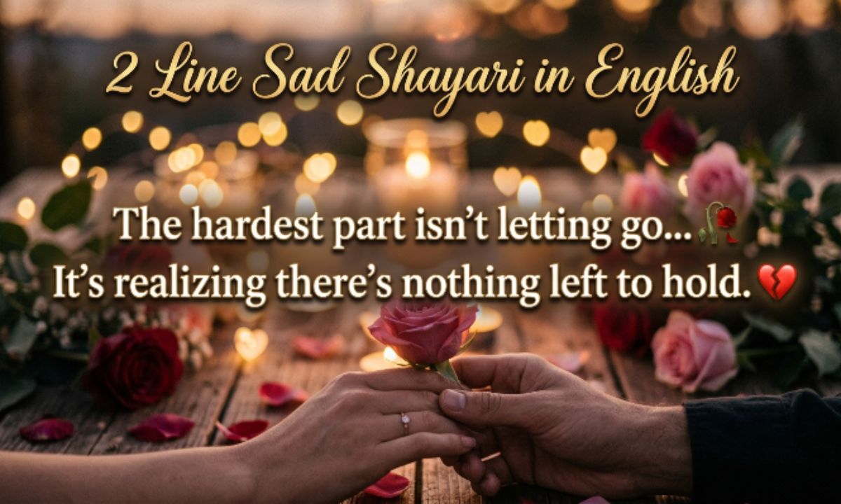 2 Line Sad Shayari in English