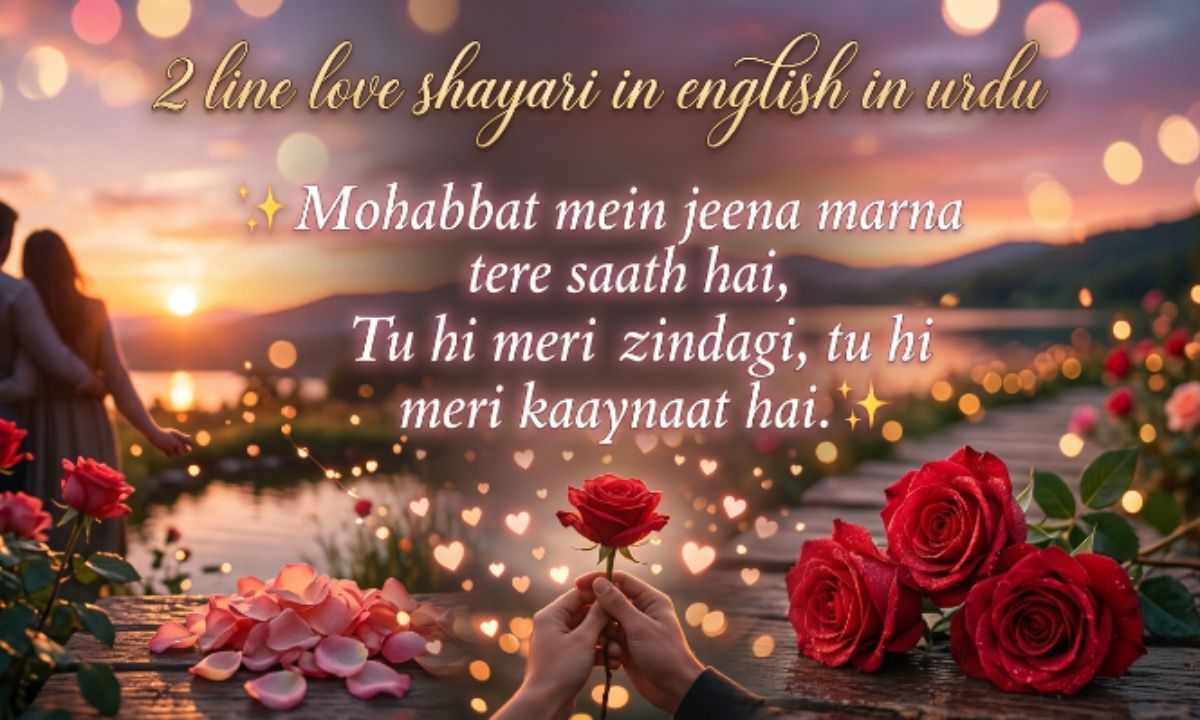 2 line love shayari in english in urdu