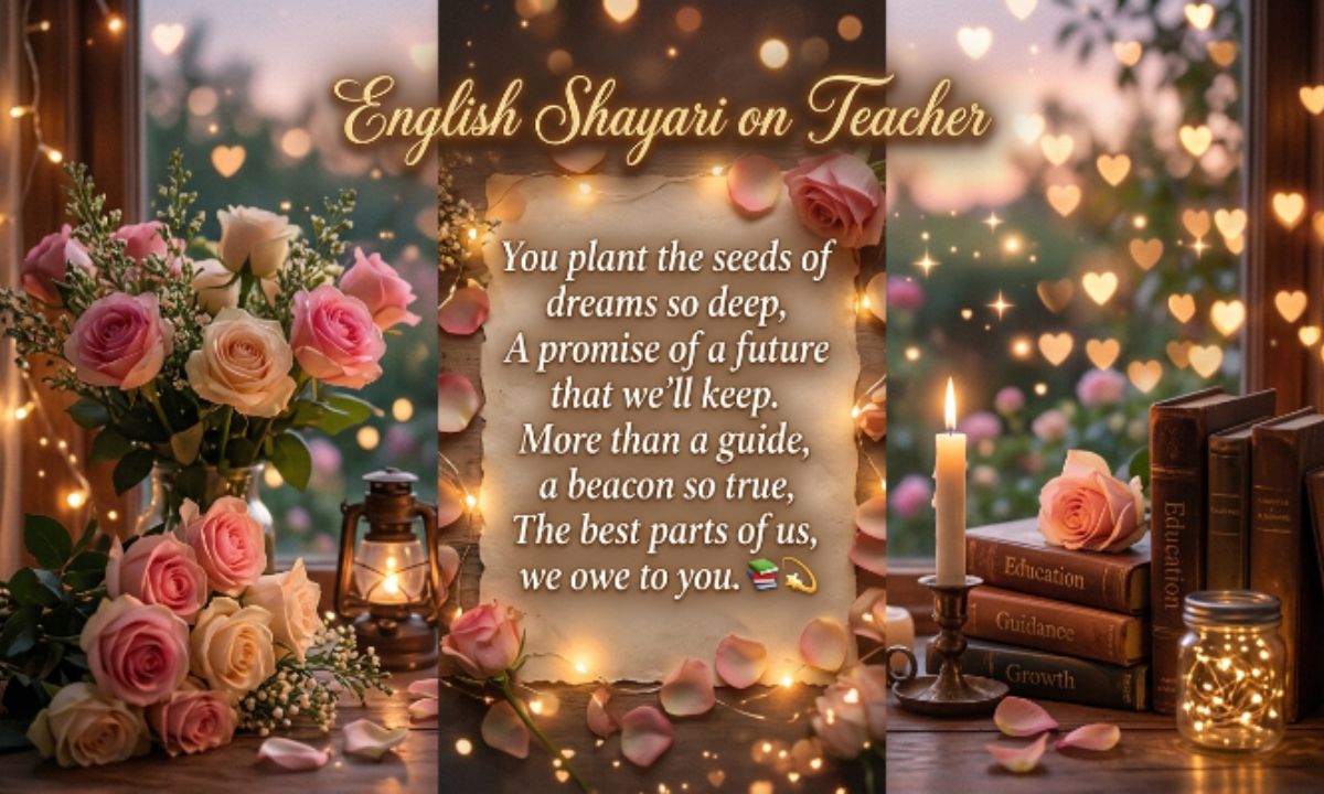 English Shayari on Teacher