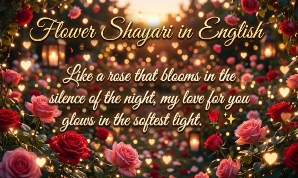 Flower Shayari in English