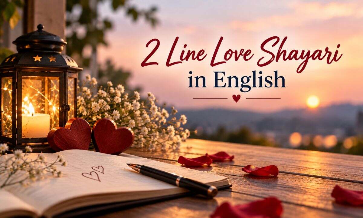 2 Line Love Shayari in English