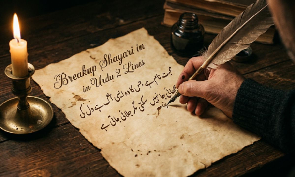 Breakup Shayari in Urdu 2 Lines