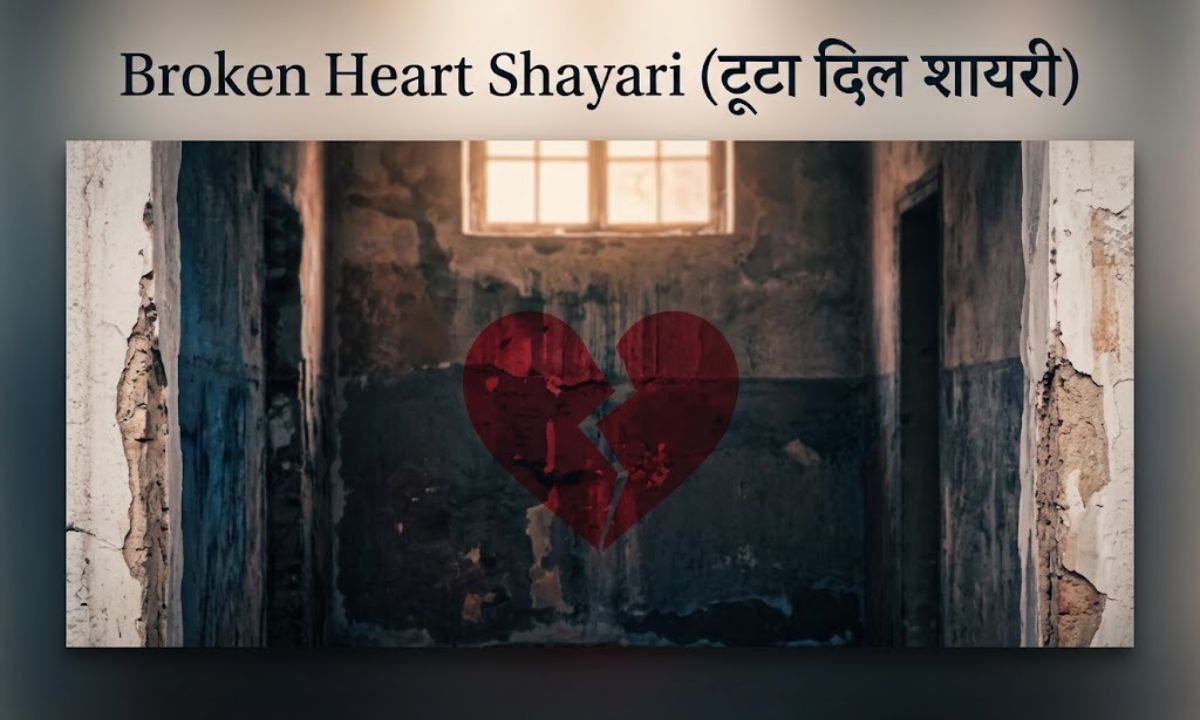 Broken Heart Shayari (टूटा दिल शायरी)
