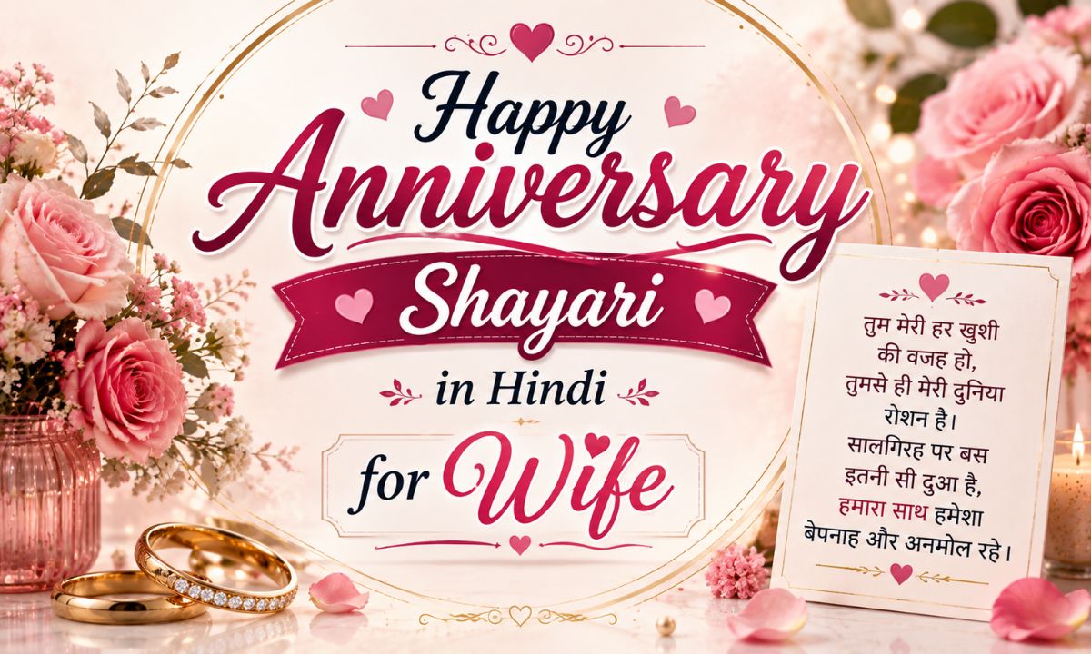 Happy Anniversary Shayari in Hindi for Wife (1)