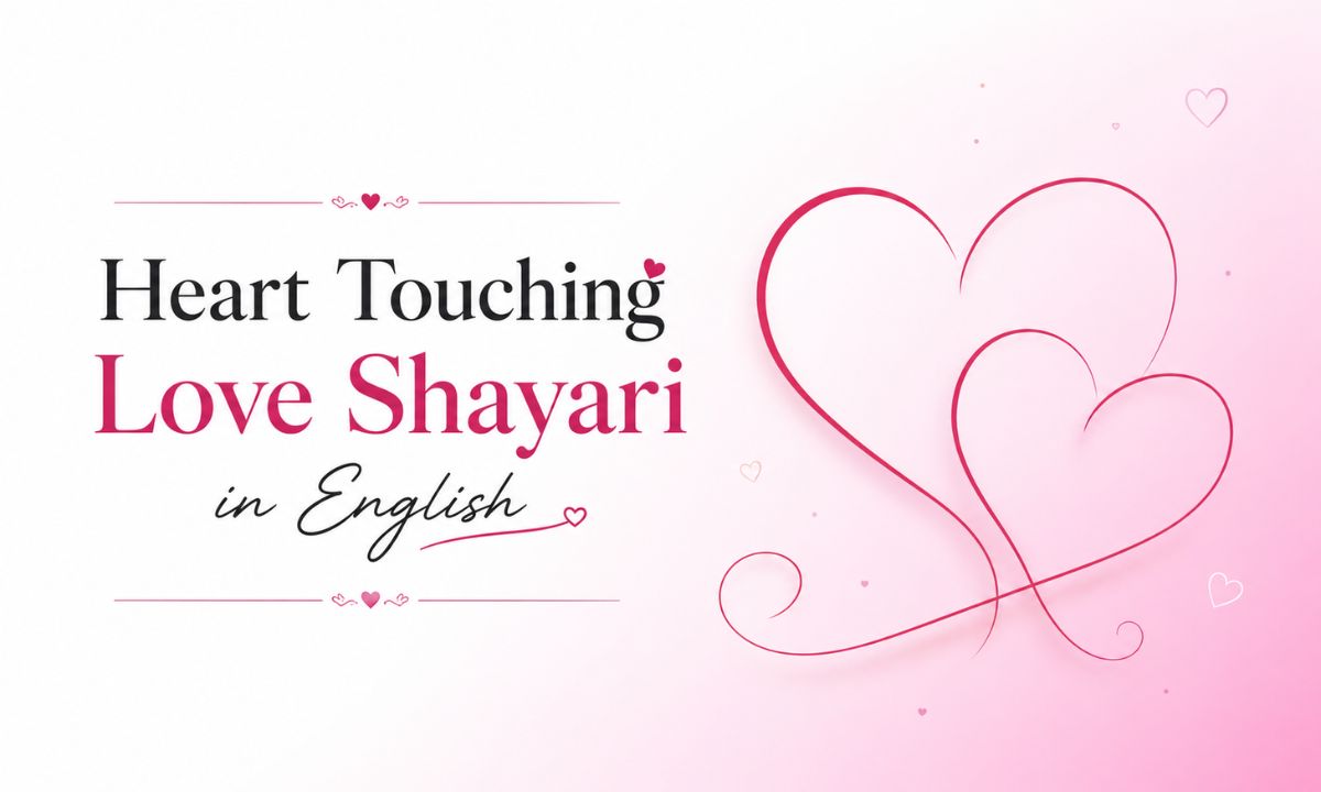 Heart Touching Love Shayari in English