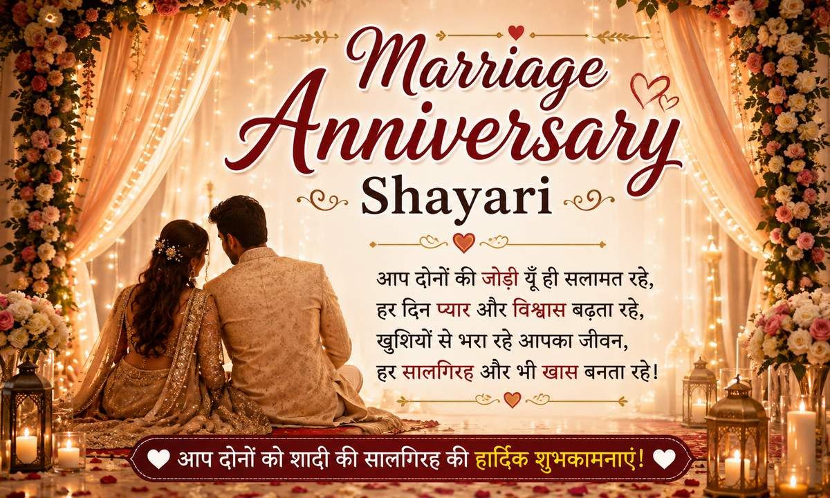 Marriage Anniversary Shayari