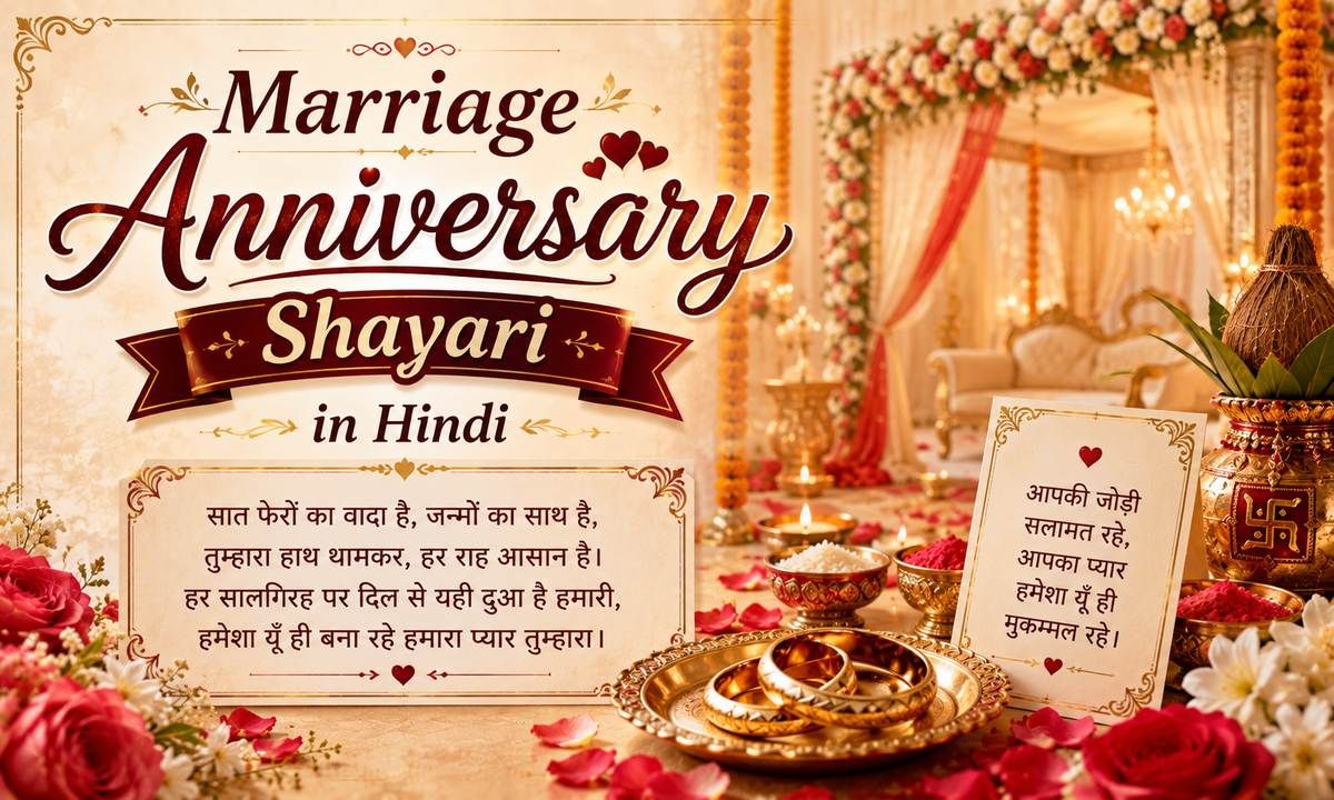 Marriage Anniversay Shayari In Hindi
