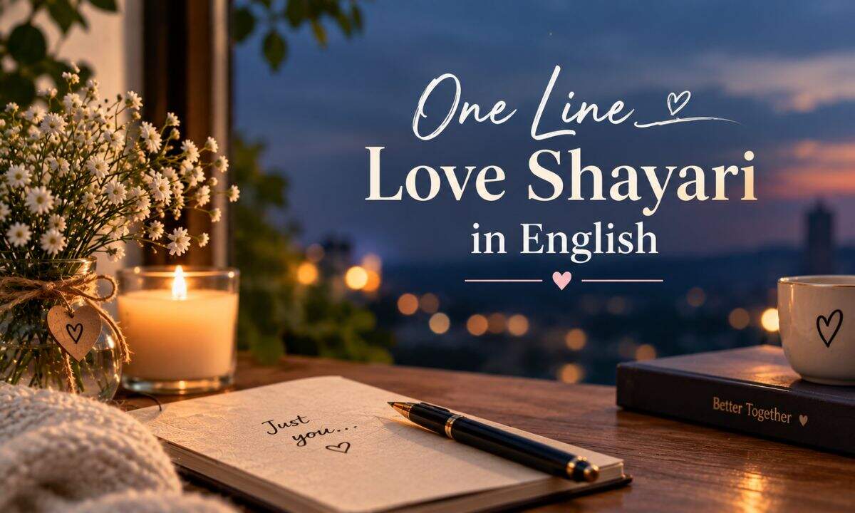 One Line Love Shayari in English
