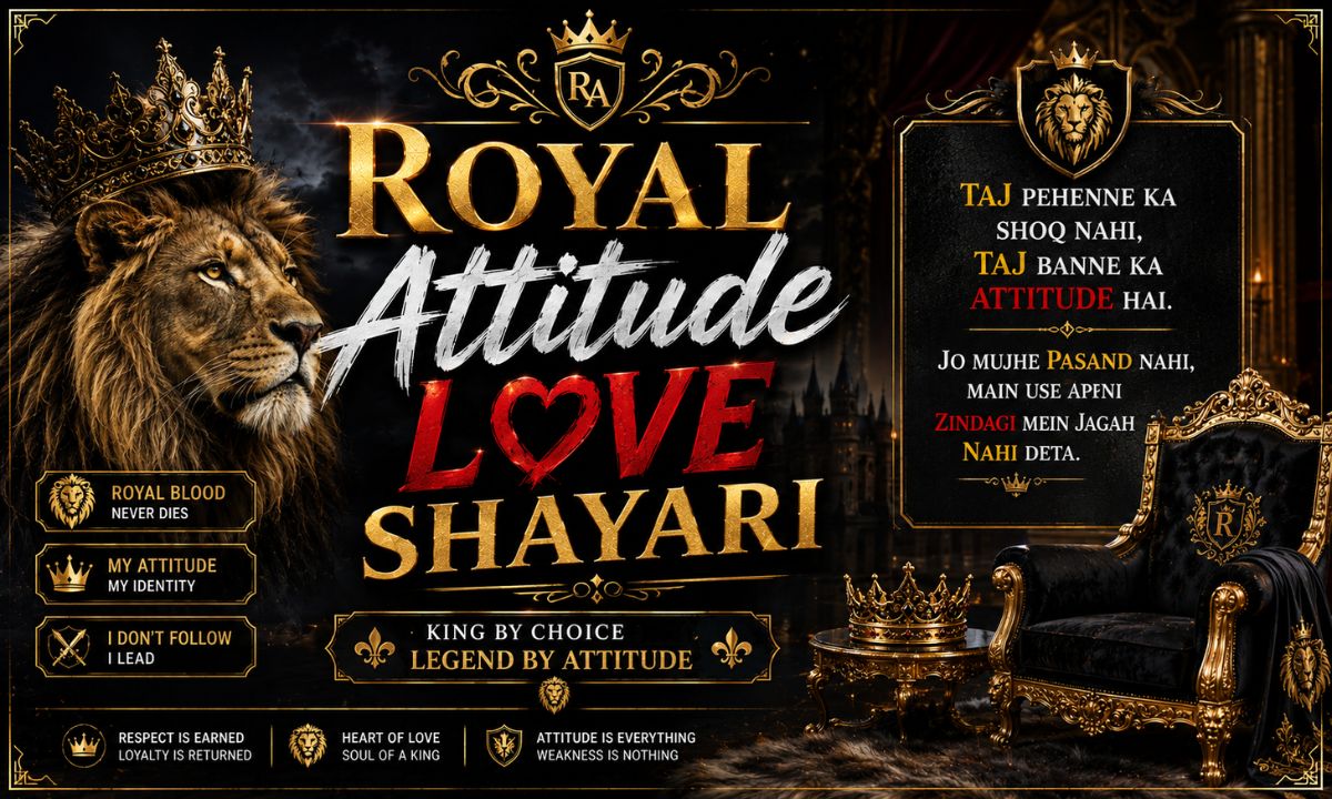 Royal Attitude Love Shayari (1)