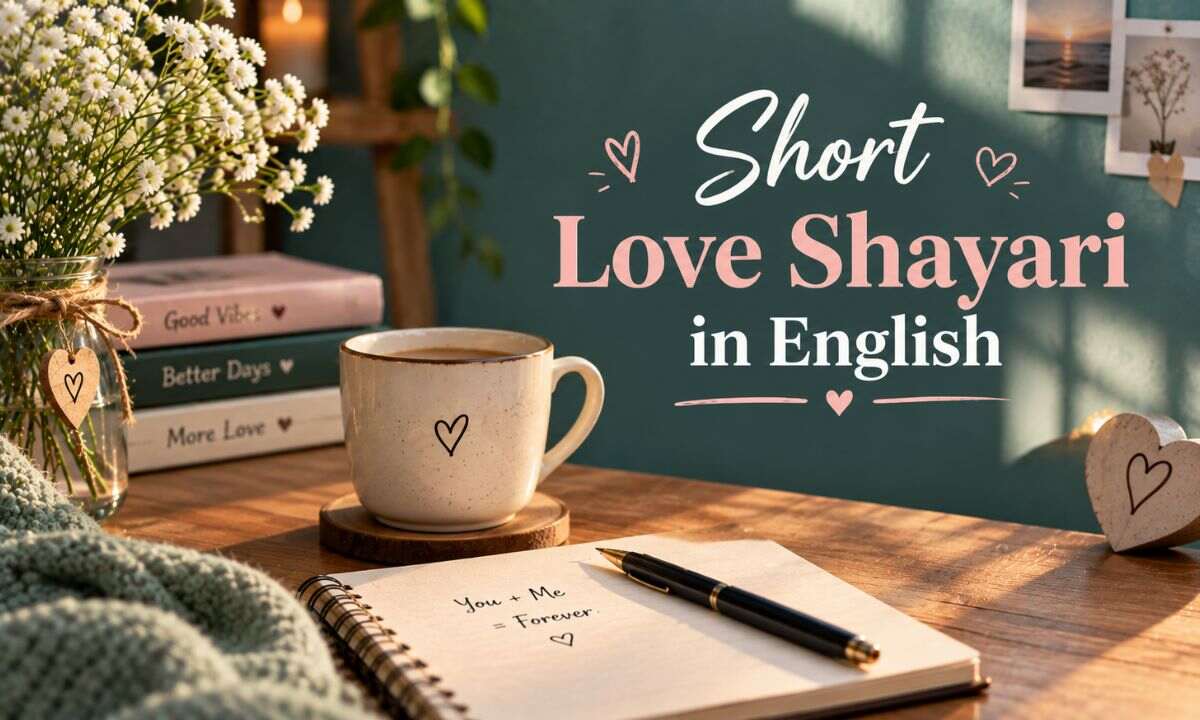 Short Love Shayari in English 