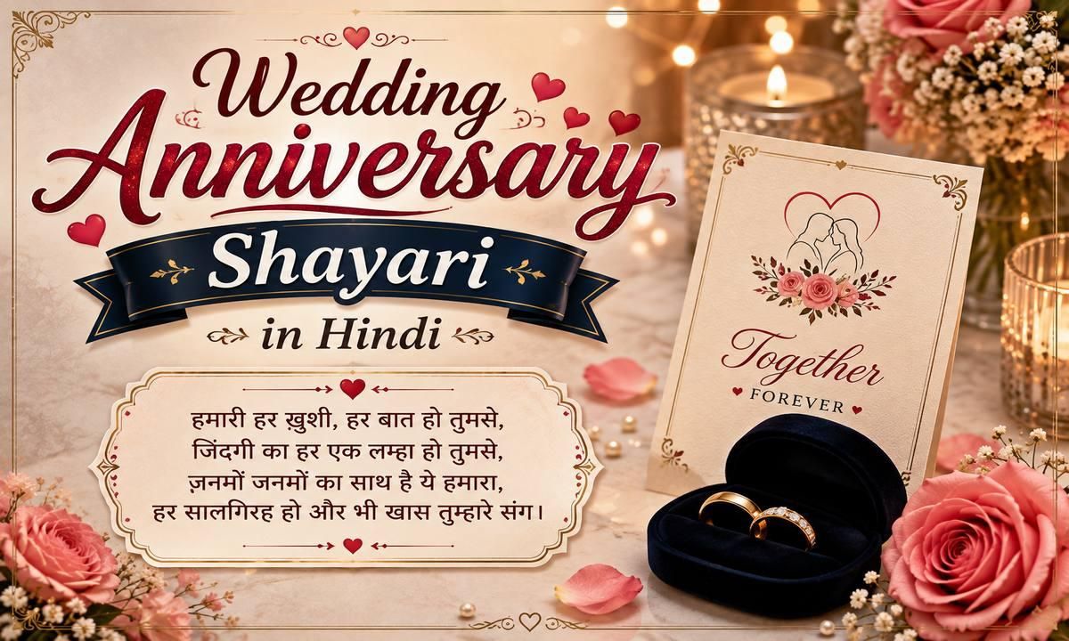 Wedding Anniversary Shayari in Hindi