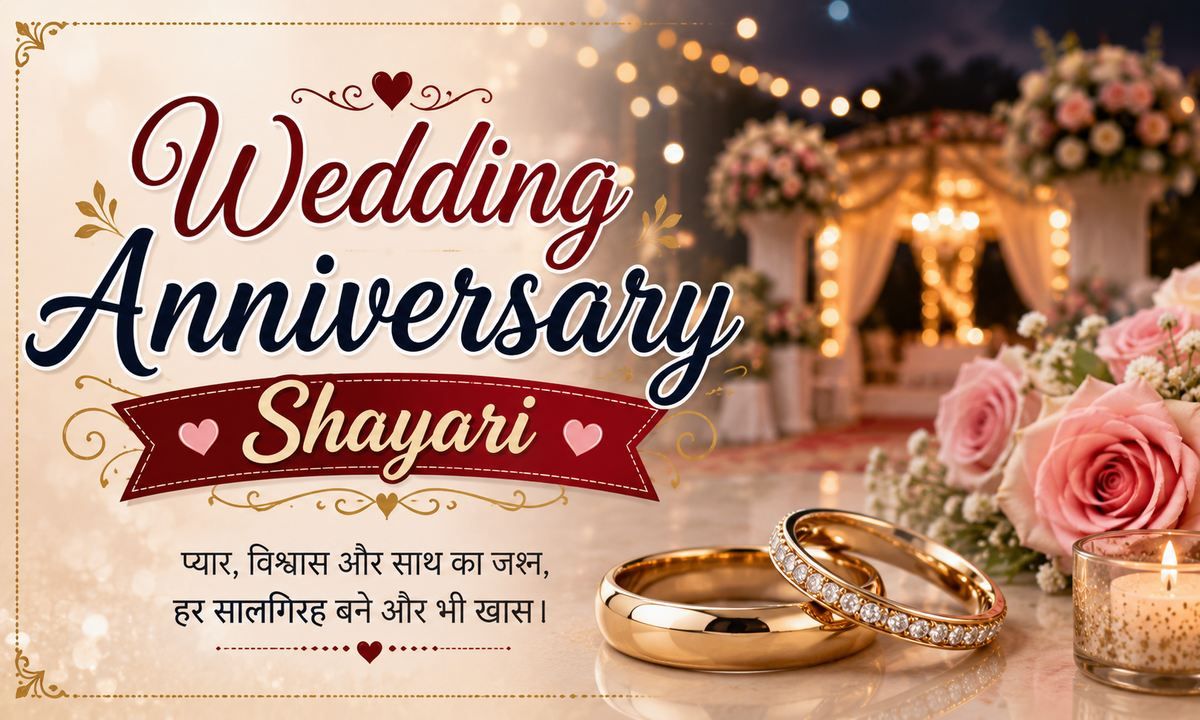 Wedding Anniversary Shayari