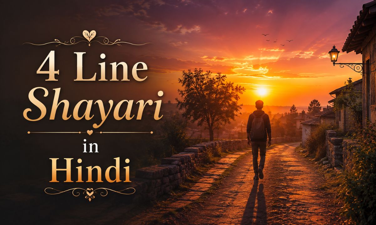 4 Line Shayari in Hindi