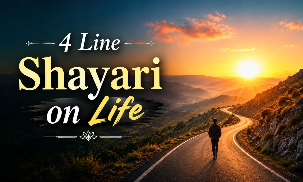 4 Line Shayari on Life