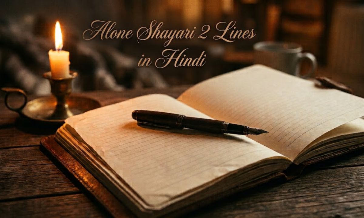 Alone Shayari 2 Lines In Hindi