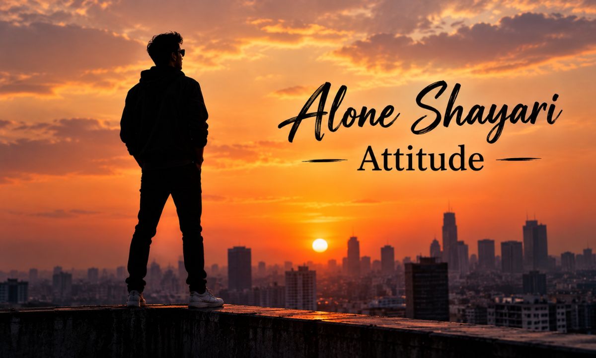 Alone Shayari Attitude
