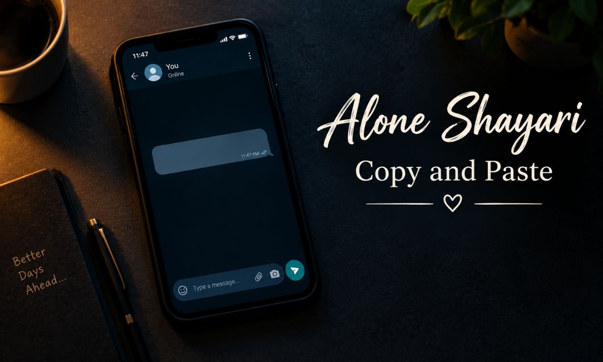 Alone Shayari Copy and Paste