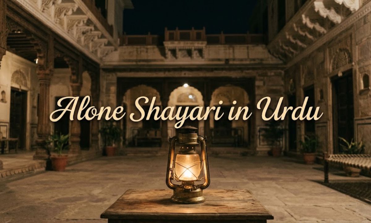 Alone Shayari in Urdu