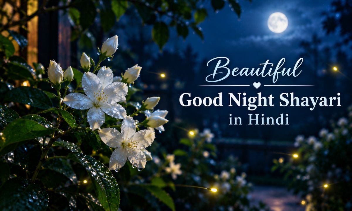 Beautiful Good Night Shayari in Hindi