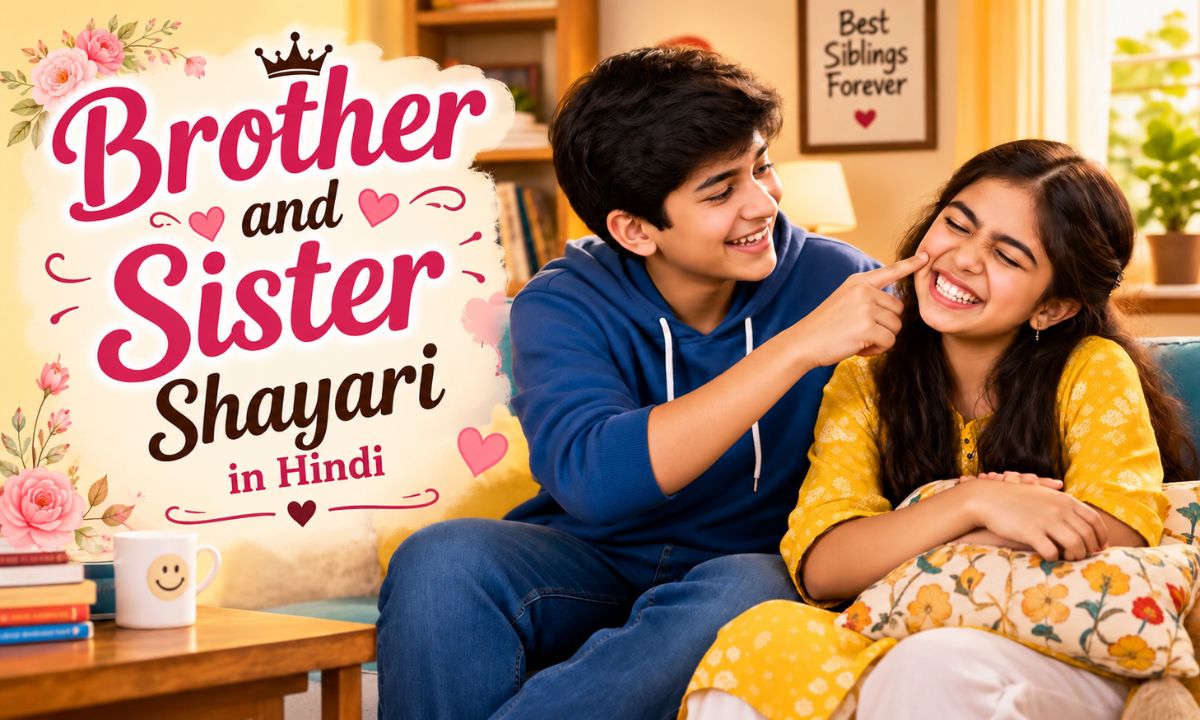 Brother and Sister Shayari in Hindi