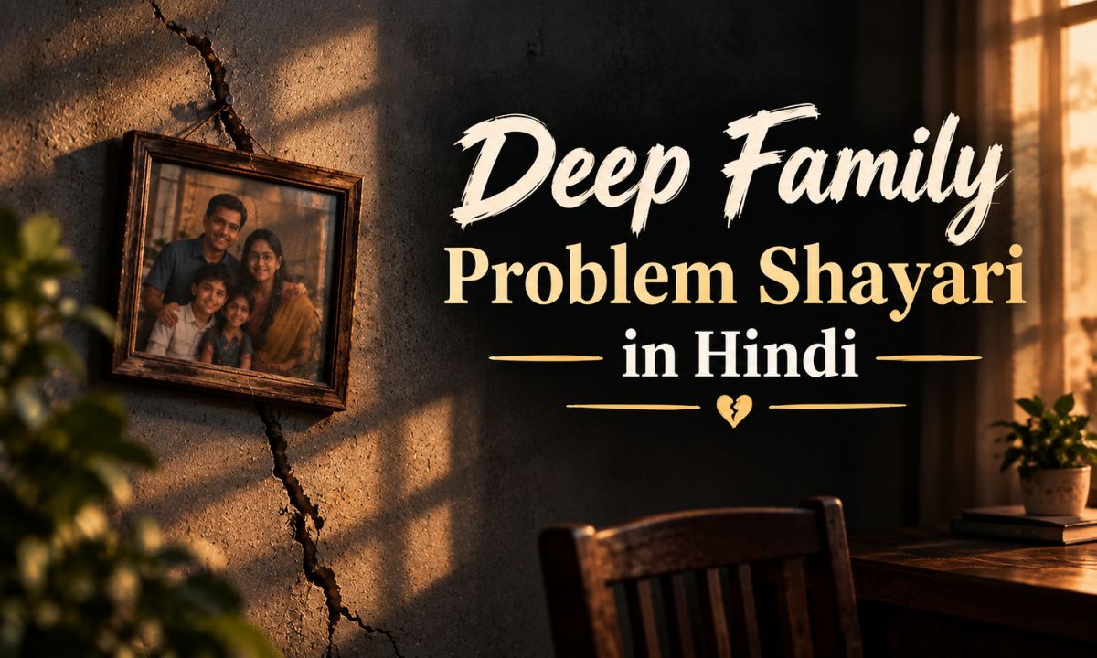 Deep Family Problem Shayari in Hindi