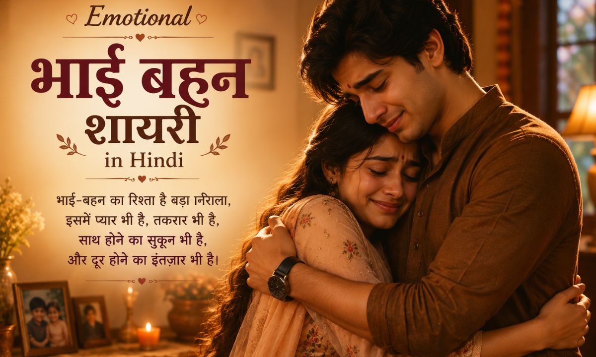 Emotional Bhai Behan Shayari in Hindi