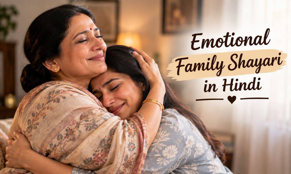 Emotional Family Shayari in Hindi