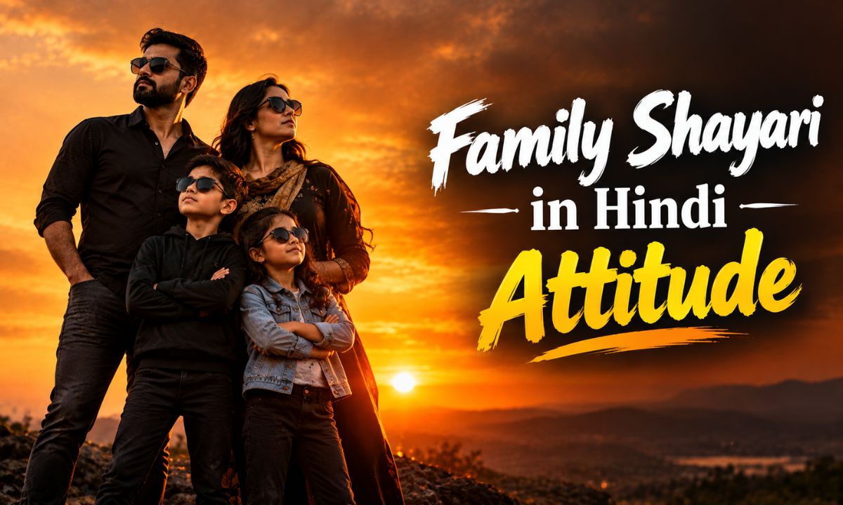 Family Shayari in Hindi Attitude