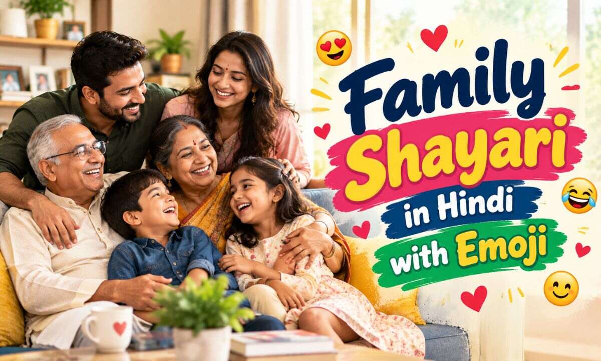 Family Shayari in Hindi with Emoji