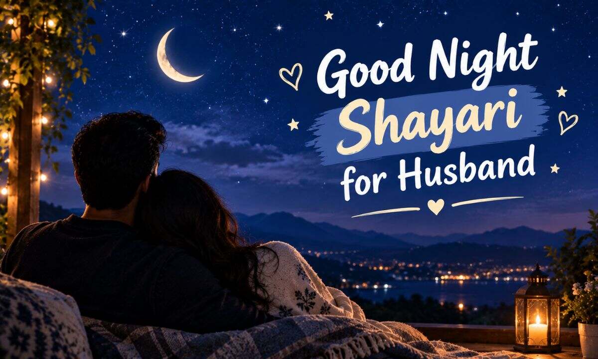 Good Night Shayari for Husband