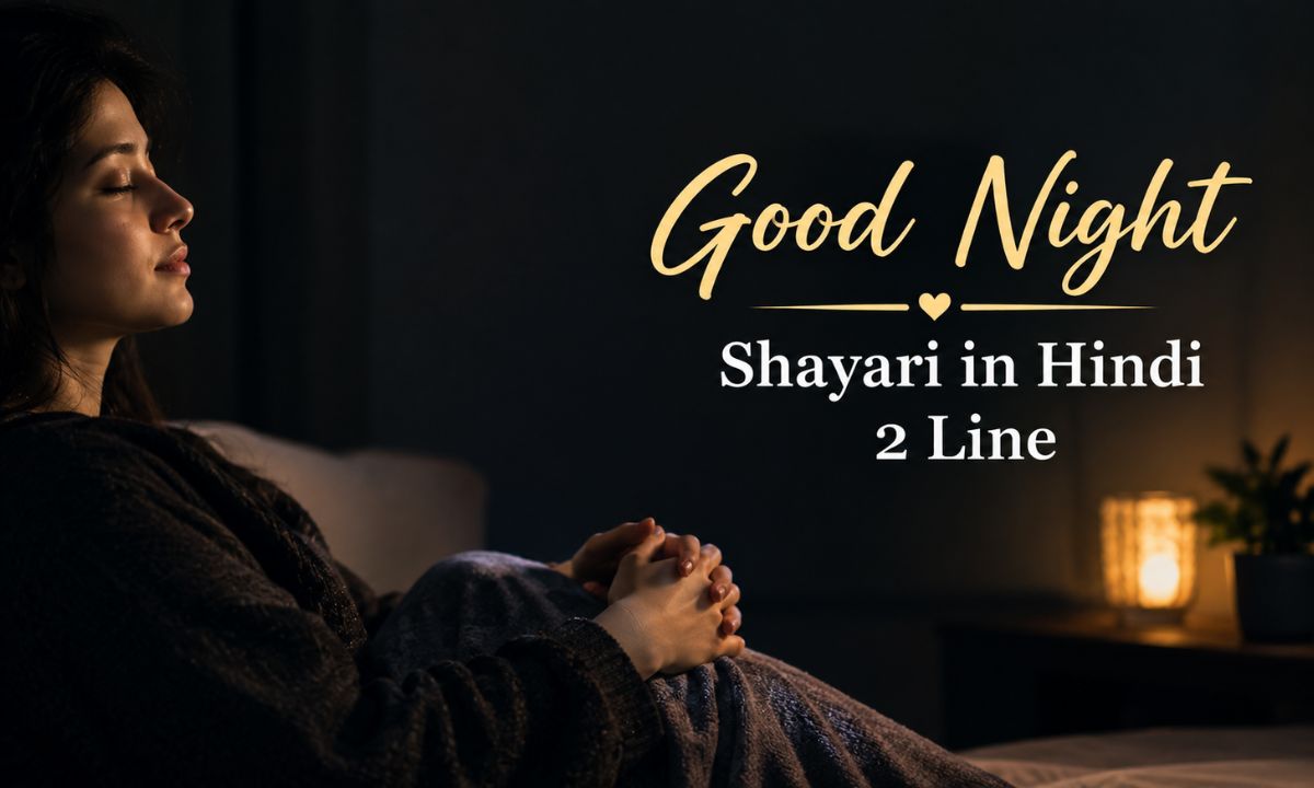 Good Night Shayari in Hindi 2 Line