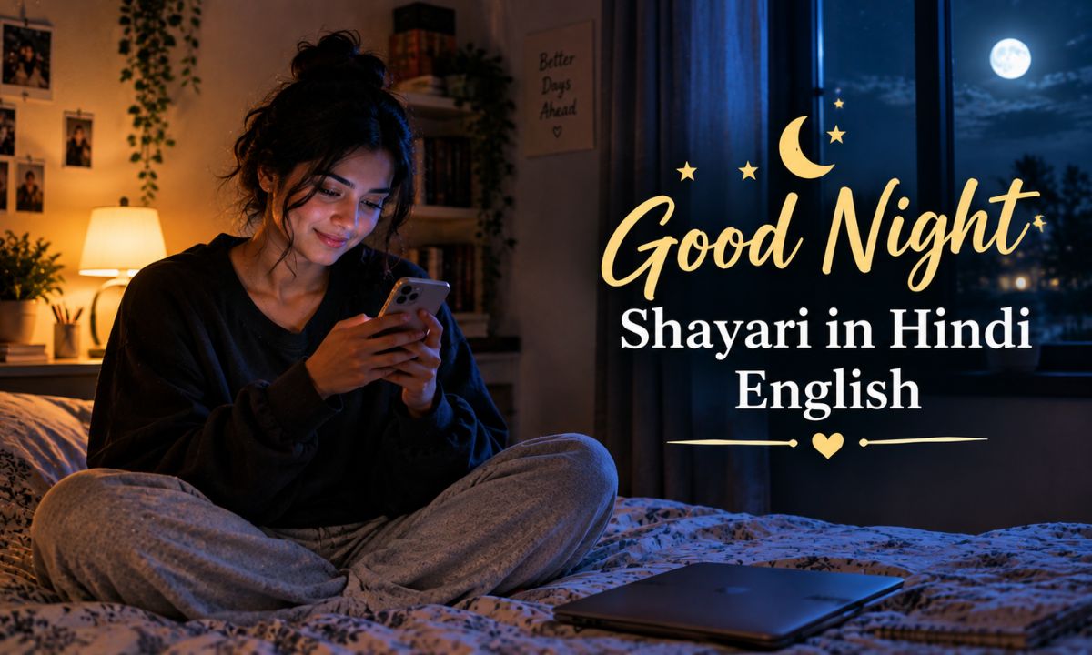 Good Night Shayari in Hindi English