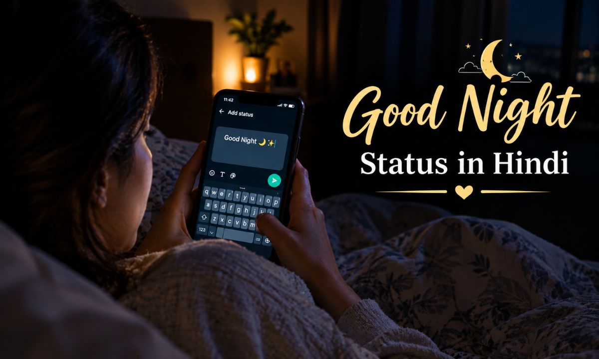 Good Night Status in Hindi