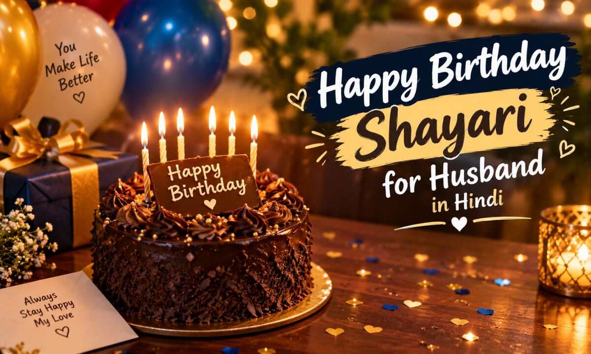 Happy Birthday Shayari for Husba