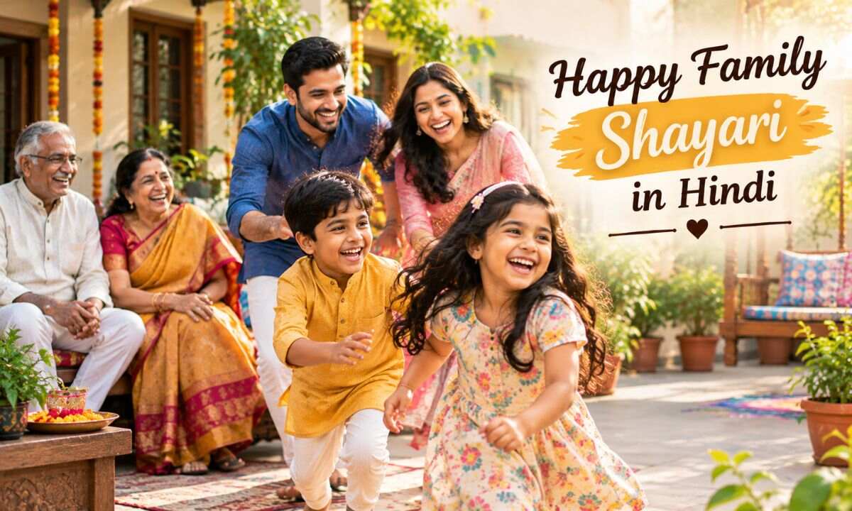 Happy Family Shayari in Hindi