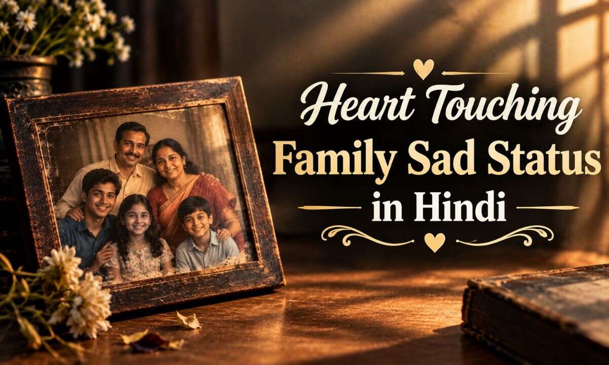 Heart Touching Family Sad Status in Hindi