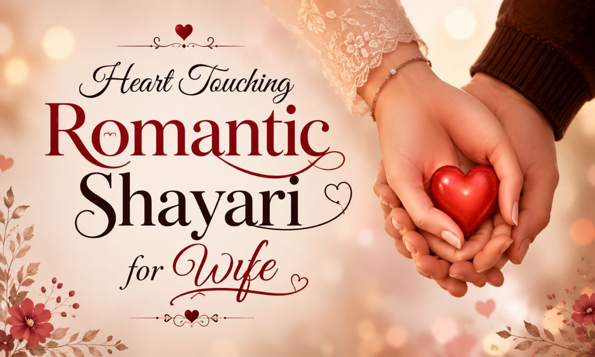 Heart Touching Romantic Shayari for Wife