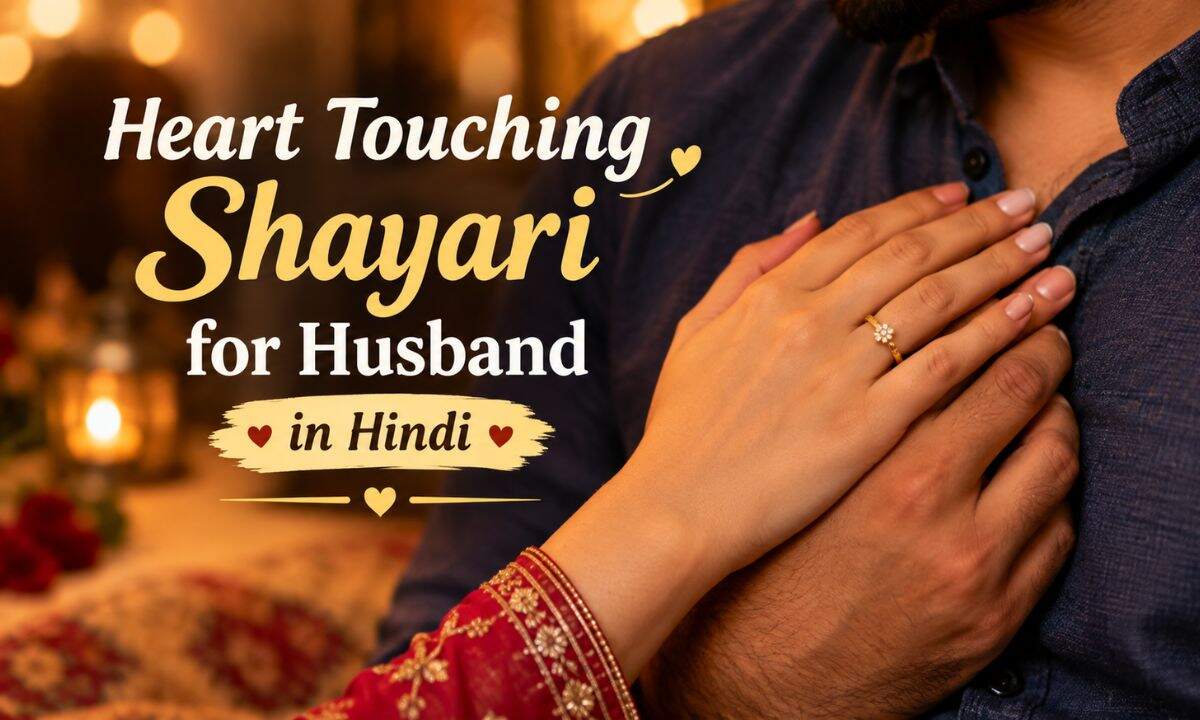 Heart Touching Shayari for Husband in Hindi