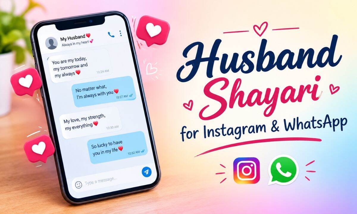 Husband Shayari for Instagram & whatsapp
