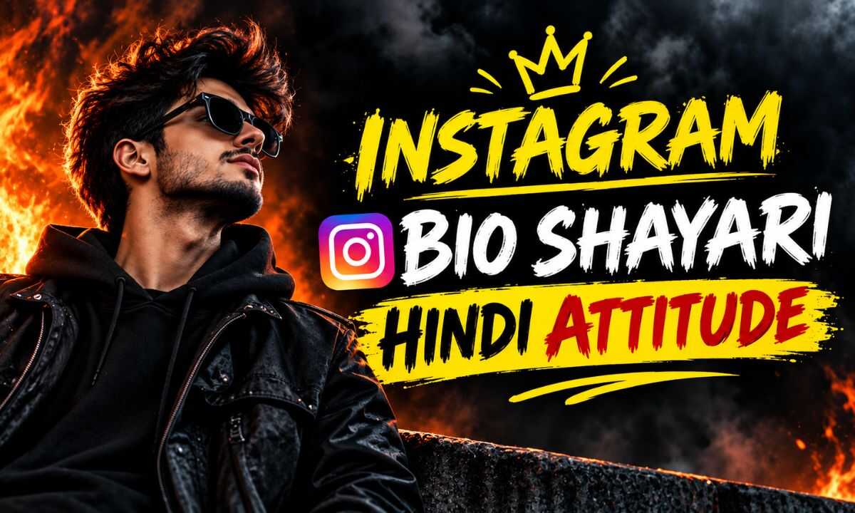 Instagram Bio Shayari Hindi Attitude