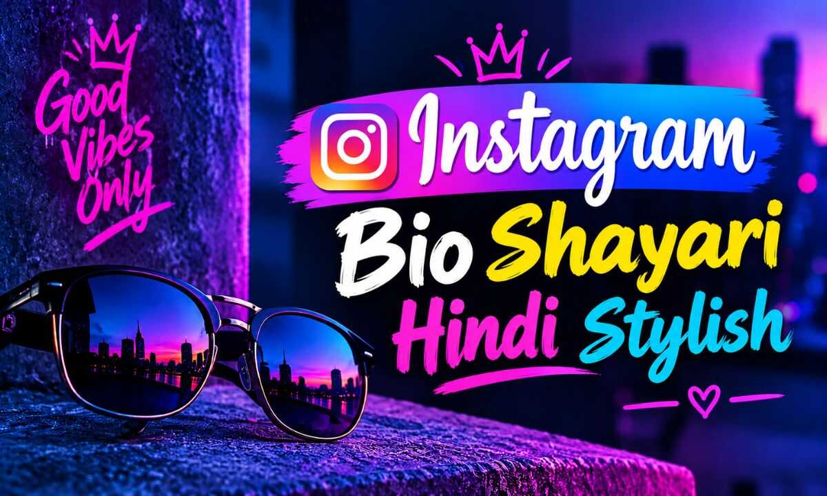 Instagram Bio Shayari Hindi Stylish