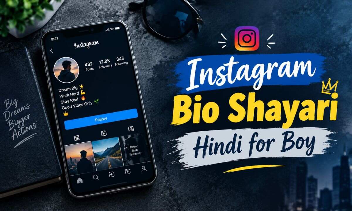 Instagram Bio Shayari Hindi for Boys