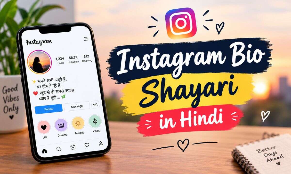 Instagram Bio Shayari in Hindi