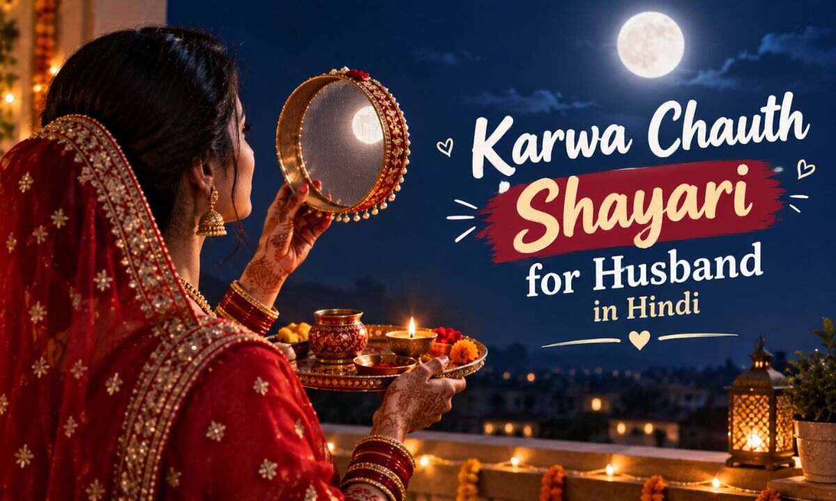 Karwa Chauth Shayari for Husband