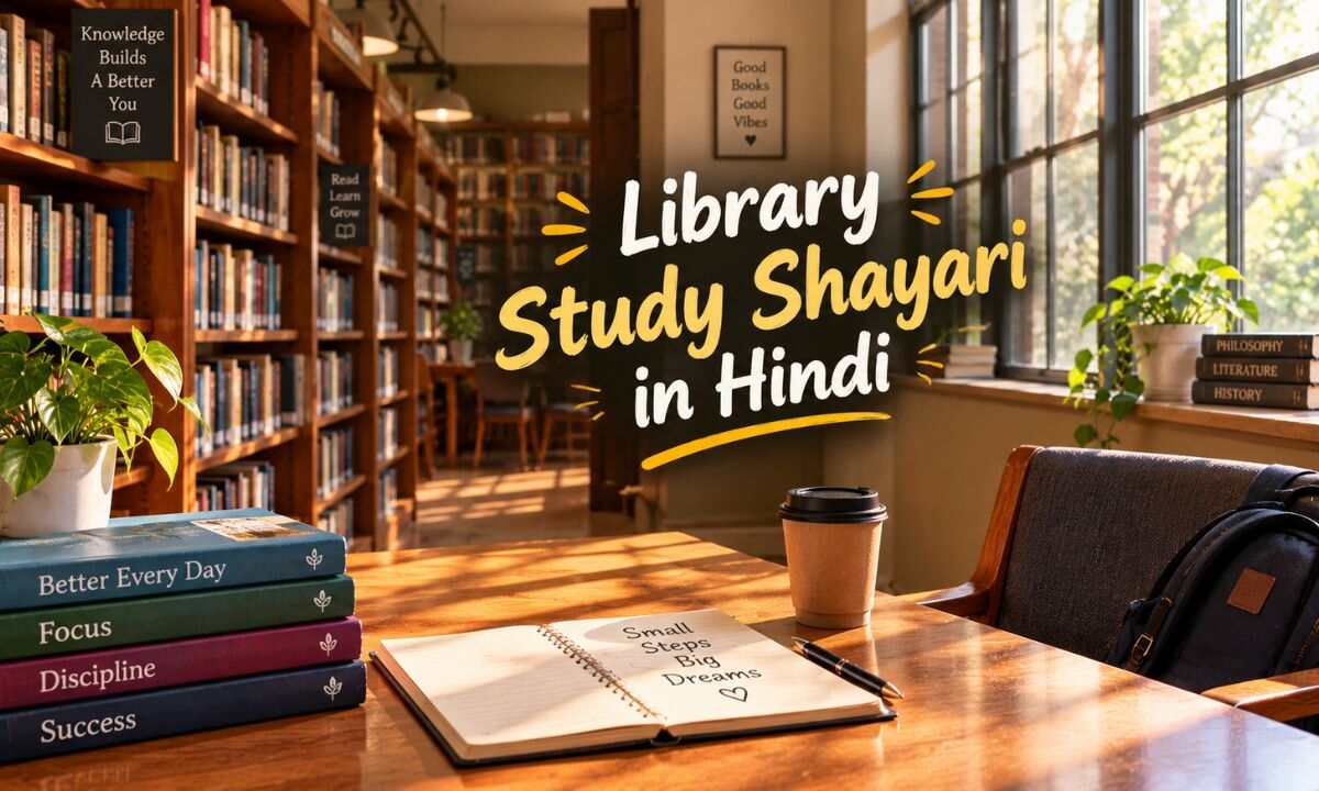 Library Study Shayari in Hindi