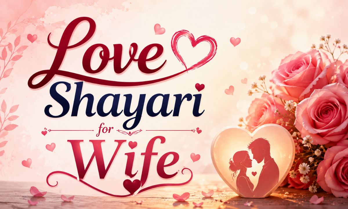Love Shayari for Wife.