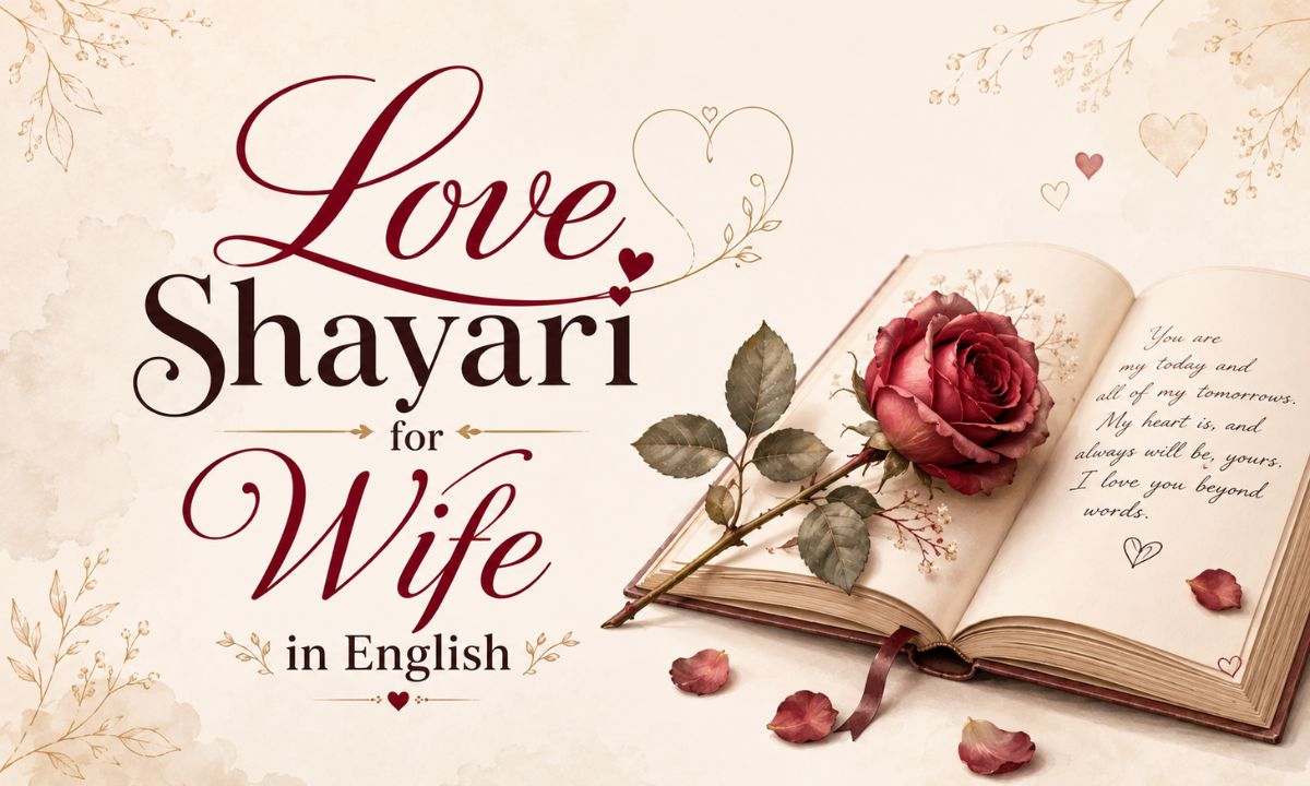 Love Shayari for Wife in English