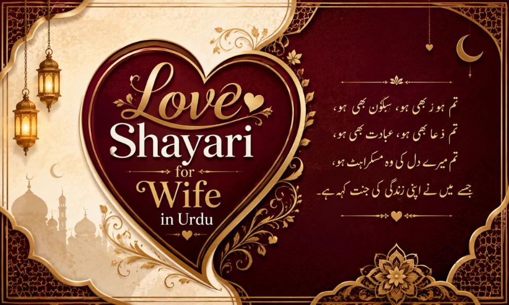 Love Shayari for Wife in Urdu 