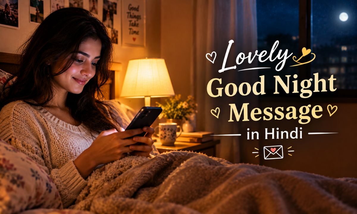 Lovely Good Night Message in Hindi