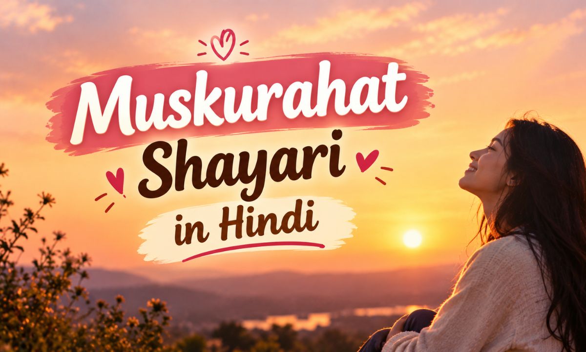 Muskurahat Shayari in Hindi